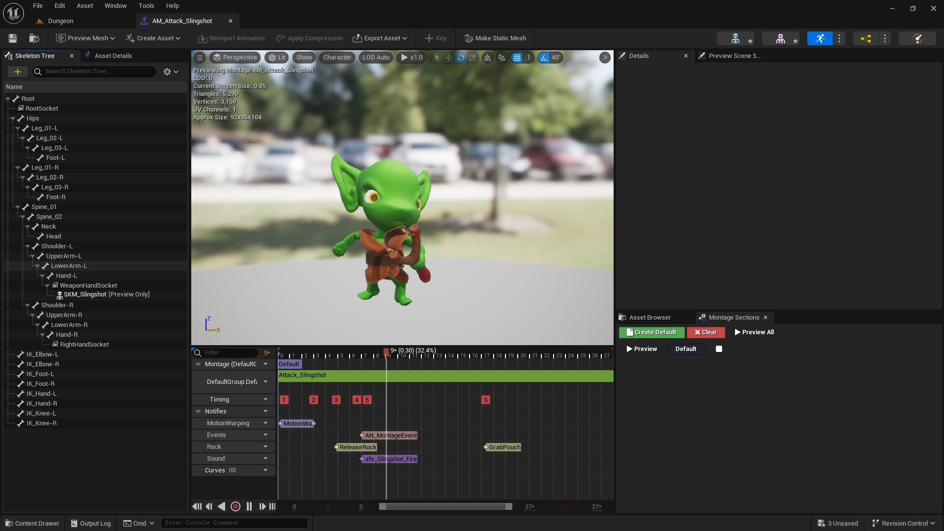 Goblin's Anim Montage