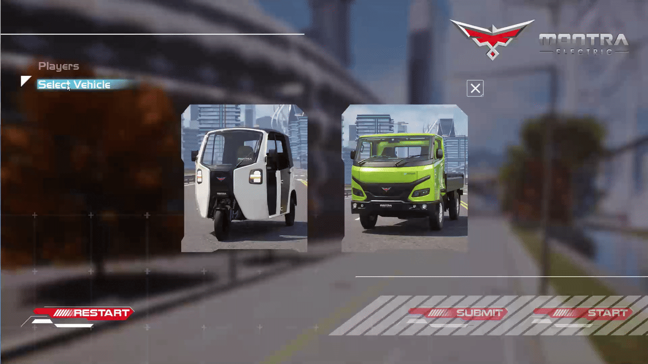 Admin UI for Vehicle Selection